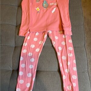 Carter's Girls Avocado Pajama 2pc Set, Size 5